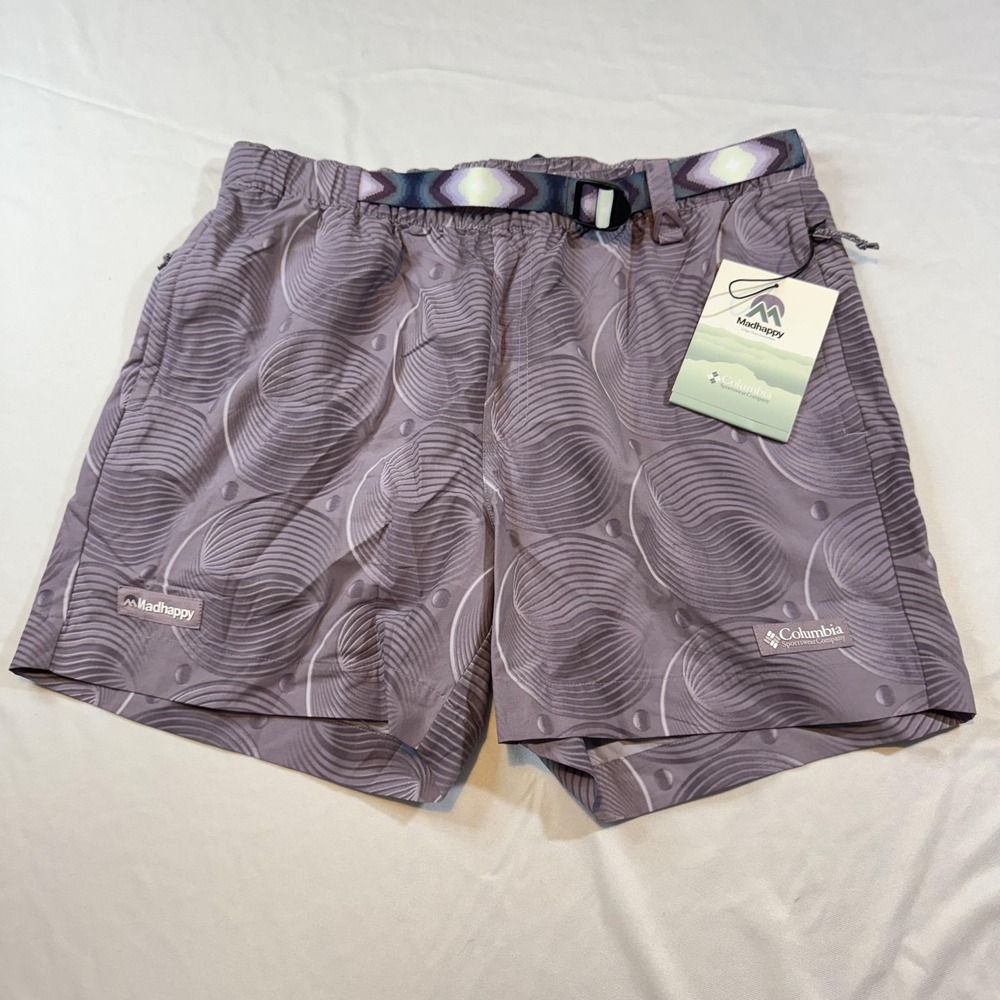 Madhappy Columbia Mens Shorts M Iris Purple Sun Deflector Summerdry Gorpcore